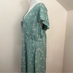 Showpo Secret Cure Mini Dress Mint floral 14 Green Photo 4