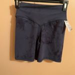 Alphalete Reversible Dark Blue Tie Dye Spandex Shorts Photo 4