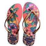 Farm Rio Havaianas x  Classic Tropical Scene Flip Flop Size 8 Photo 0
