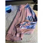 Umgee  Women's Tie Dye Long Sleeve Waffle Knit Top Size L Multicolor Photo 6