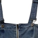 Pistola  Nina Blue Jean Overall Dress Full Zip Front‎ Women's Size Medium Photo 1