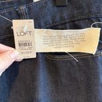 Loft NWT Ann Taylor Mid-Rise Curvy Straight Dark Wash Denim Jeans, 30 / 10P Photo 2