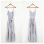 Lulus  Sunny Bliss Light Blue Floral Print Tiered Maxi Dress Photo 5