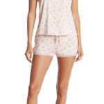 Flora Nikrooz  Pink Floral Print Tank Top and Shorts 2 Piece Pajama Set NEW Photo 1