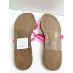 BP  Jelly Strap Sandals Womens Size 10 Slip On Open Toe Studded Pink Slides Photo 5