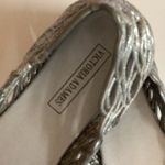 Victoria Adames Size 36:Shimmer Jelly Shoes. New Gray Photo 1