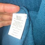 Talbots  petites blue ribbed gold button accents long sleeve sweater MP Photo 4