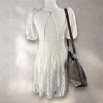 ASTR  The Label Women’s S White Lace Puff Sleeve Mini Dress Coquette Cottagecore Photo 1