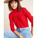 Maeve ANTHROPOLOGIE  Mariah Gathered Turtleneck Sweater Size XS Photo 0