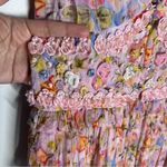 Love Shack Fancy  Marisela Mini Dress in Pastel Confetti sz 2 Photo 3