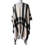 Banana Republic Erin Plaid Cashmere Blend Fringe Wrap Photo 4