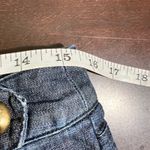 Anthropologie Daughters of the Liberation Denim Shorts Gold Button Detail Size 4 Photo 3