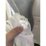 Uma and Leopold 100% Linen White Open Back Midi Dress Size Small Bachelorette Photo 4