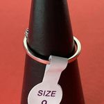 Bomb Party RBP7444 “Classically Yours” Spinel on Rhodium Size 9 Ring NWT Blue Photo 2