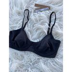 SKIMS  Fits Everybody Unlined Demi Bra Onyx Size 32D Photo 3