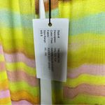 PLUSH Watercolor Sunset Halter Top/Wide Leg Pants NWT in Small Photo 3