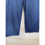 Loft Womens Size 28 Dark Blue Wide Leg The Culotte Denim Contrast Stitching Photo 4