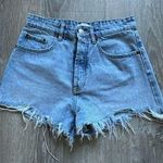 ZARA  Button Fly High Waist Denim Shorts Size 4 Photo 0