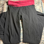 Aerie  Black Leggings with Red Waistband Photo 0