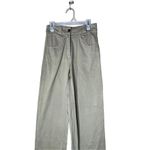 Frank & Oak Alice Khaki‎ Straight Leg High Rose Pants Size 00 Tan Photo 1