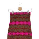 Rhode‎ Sweater Skirt Knit Fair Isle Long Midi Length Red Pink Green Size Small Photo 6