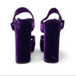 Prada purple velvet platform sandals, made in Italy, size 37.5 Photo 8