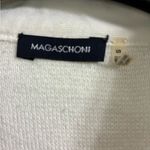 Magaschoni  Off White hook & eye sweater blazzer S Photo 3