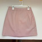 Buddy Love Pink Leather Skirt Photo 0