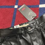 Levi's  Premium 70s High Flare Faux Leather Womens Pants Ultra Rise Black Photo 1