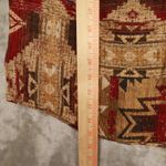 LRL Lauren Jeans‎ Co. Red Brown Southwestern Aztec Blouse Women's size Large Photo 4