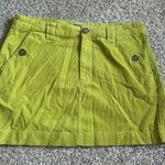 Wild Fable  Chartreuse Neon Lime Green Corduroy Mini Skirt Fall Y2K Casual 12 Photo 0