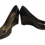 Antonio Melani ‎ Women’s Burgundy/Brown Wedge Heels Size 8M Photo 0