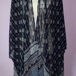 Lane Bryant  Kimono Sheer Open Front Swiss Dot Boho Shawl Wrap Ruana Plus Size Photo 0