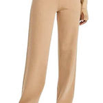 JoyLab  Women's High Rise Straight Leg Casual Open Bottom Fleece Pants Size Small Photo 0