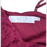ASTR The Label Burgundy Wine Lace Tank Dress Large Photo 2