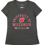 NCAA Wisconsin Badgers Women's Short Sleeve V Photo 0
