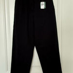 LL.Bean Original Fit Size 6 Petite Black Wrinkle Resistant Cotton Pants NWT‎ Photo 0