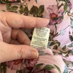 Kut From The Kloth  pink floral button down long sleeve top size small Photo 3