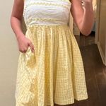 Mabel Yellow Gingham Dress Photo 0