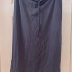 Banana Republic Slate blue drawstring waist skirt. Rayon/Poly/Spandex. Size S. Photo 0