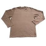 SKIMS Boyfriend light brown long sleeve t-shirt top size M Photo 10