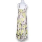 Swoon Boutique Swoon Women's Floral Spaghetti Strap Faux Wrap Deep V-Neck Draped Maxi Dress Photo 1