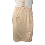 FABIANA FILIPPI Dress Tan Beige Colorblock Small Sheath Boho Lagenlook V Photo 3