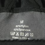 Black Strappy Women's Sports Bra Size M Photo 3