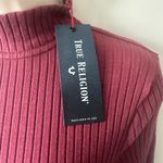 True Religion New  Rich Burgundy Long Sleeve Dress Photo 6