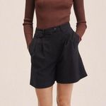 Mango MNG Sweetheart Neck Sweater Ribbed Knit Jumper in Brown Women's S Photo 0