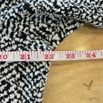 Lands' End Women's Black/White Print Short Sleeve Casual Knit Stretch Dress 1X Photo 5