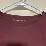 Abercrombie & Fitch Purple double lined  long sleeve bodysuit Photo 1