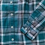 Ridgecut Teal, White & Black Plaid Button Down Shirt L Size L Photo 1