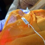 Acne Studios Acne orange asymmetrical sleeveless top S Photo 7